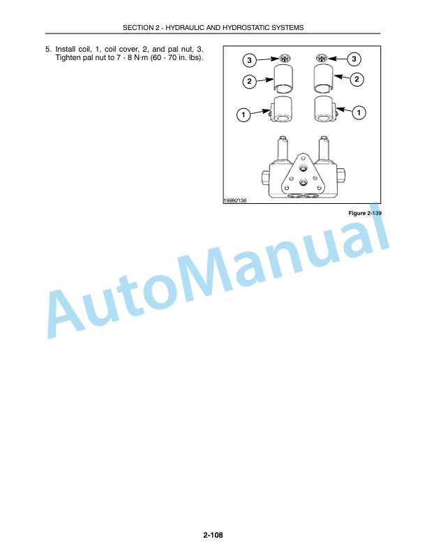 New Holland TR89, TR99 Repair Manual 86589292-3
