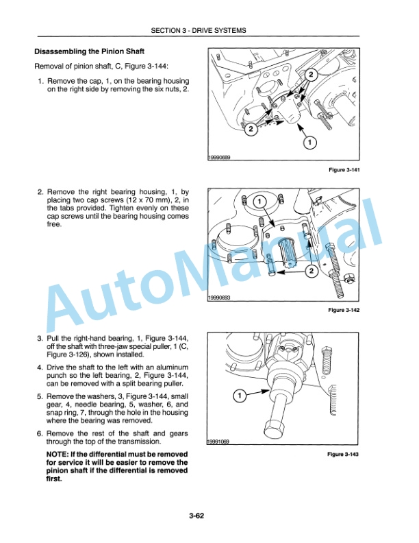 New Holland TR89, TR99 Repair Manual 86589293-2