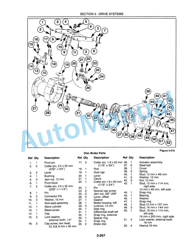New Holland TR89, TR99 Repair Manual 86589293-5
