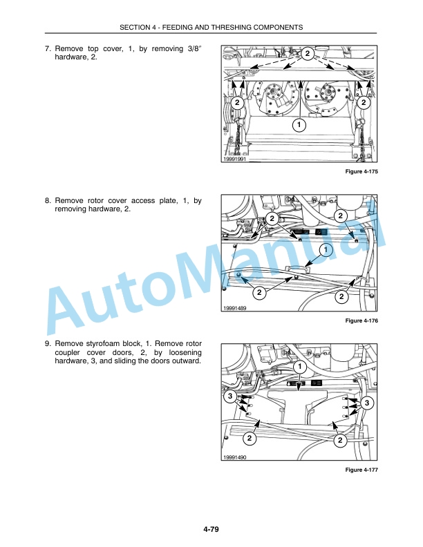 New Holland TR89, TR99 Repair Manual 86589294-3