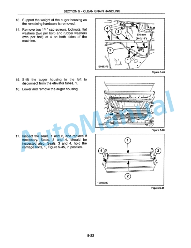 New Holland TR89, TR99 Repair Manual 86589295-2