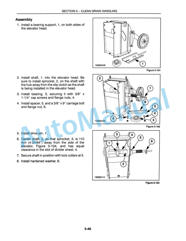 New Holland TR89, TR99 Repair Manual 86589295-3