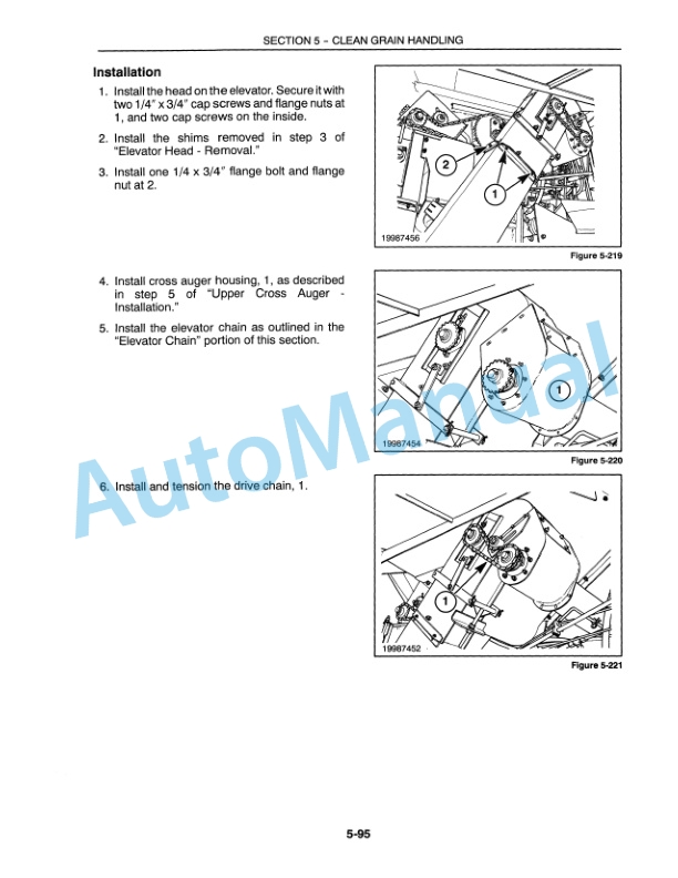 New Holland TR89, TR99 Repair Manual 86589295-5