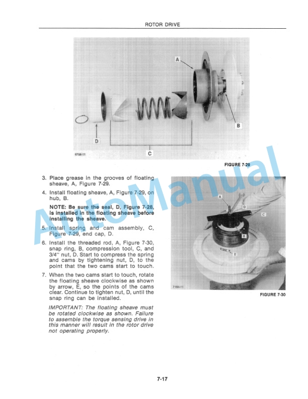 New Holland TR96, TR97, TR98 Combine Repair Manual 40009607-5
