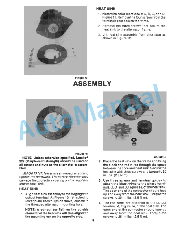 New Holland TRW Alternator Service Manual 40480500-4