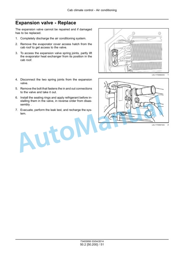 New Holland TS6000, TS6020, TS6030, TS6040 Sugar Cane Loader Service Manual 73403956-5