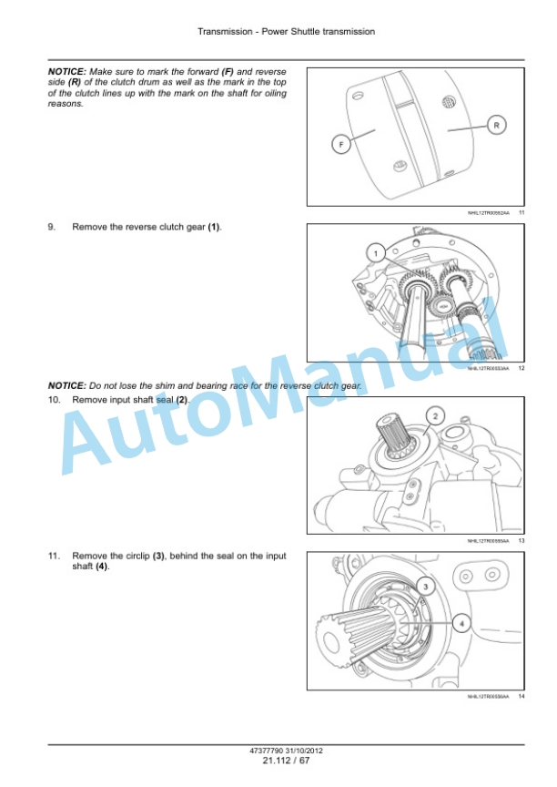 Alternative view of New Holland TS6.110, TS6.110HC, TS6.120, TS6.120HC, TS6.125, T6.140 Tractor Service Manual 47377790
