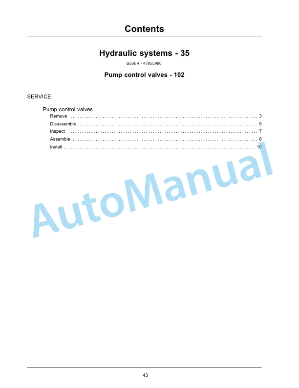 New Holland TS6.110, TS6.110HC, TS6.120, TS6.120HC, TS6.130, T6.140 Tier 4B Final Tractor Service Manual 47955992-3