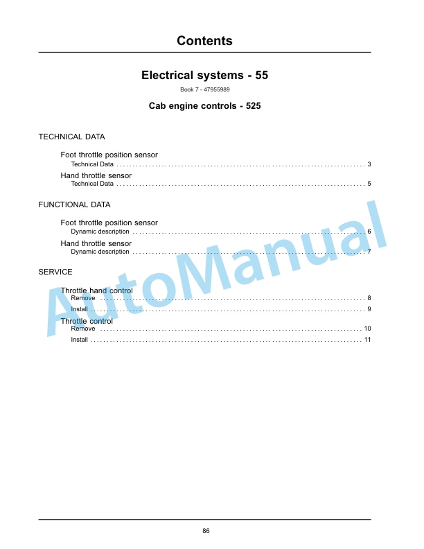 New Holland TS6.110, TS6.110HC, TS6.120, TS6.120HC, TS6.130, T6.140 Tier 4B Final Tractor Service Manual 47955992-5