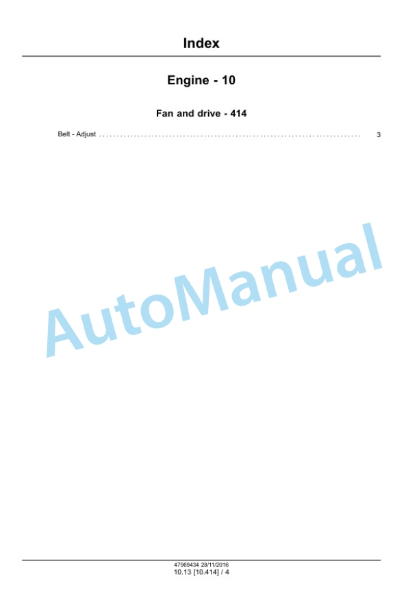 Alternative view of New Holland TT4.55, TT4.65, TT4.75 Tractor Service Manual 47969434