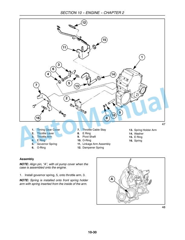 New Holland TT45A, TT50A Tractor Repair Manual 87655298-4