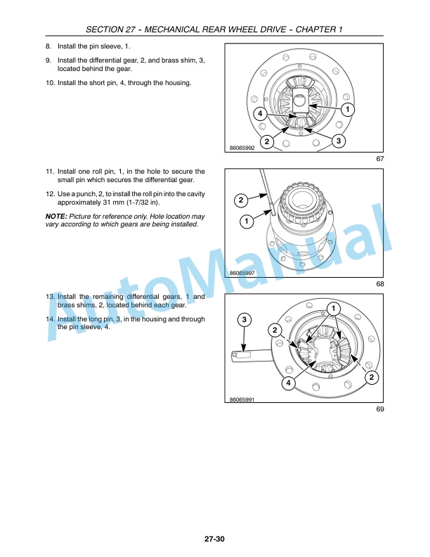 New Holland TT45A, TT50A Tractor Repair Manual 87655299-2