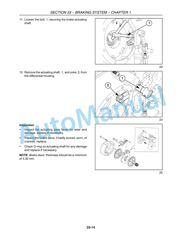 New Holland TT45A, TT50A Tractor Repair Manual 87655299-4