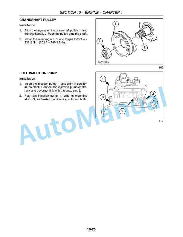 Alternative view of New Holland TT45A, TT50A Tractor Repair Manual 87655301
