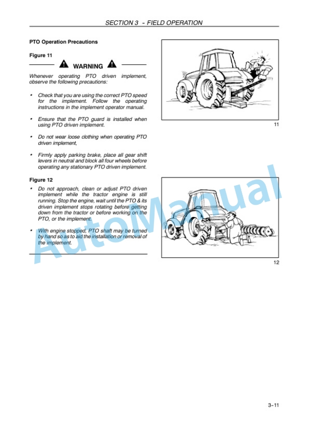 New Holland TT4.75, TT4.65, TT4.55 Tractor Operation and Maintenance Manual 47812450-3