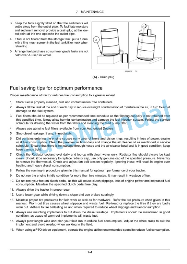 New Holland TT4.80, TT4.90 Tractor Operation and Maintenance Manual 48064894-4