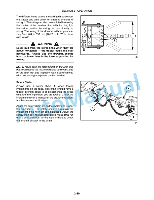 New Holland TT55, TT75 Tractor Operation and Maintenance Manual 87036923-3