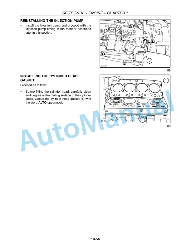 New Holland TT55, TT75 Tractor Repair Manual 87042098-3