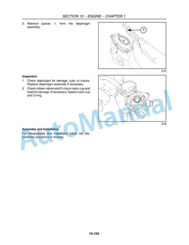 New Holland TT60A, TT75A Tractor Repair Manual 84154802-4