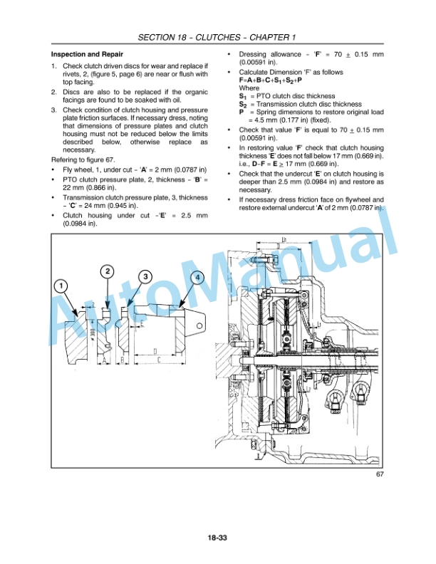 New Holland TT60A, TT75A Tractor Repair Manual 84154802-5