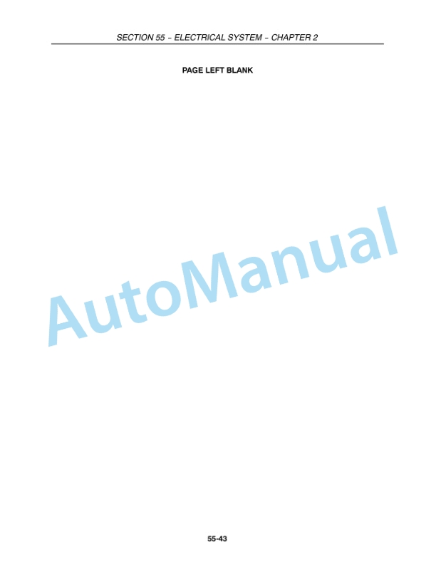 New Holland TT60A, TT75A Tractor Repair Manual 84154804-5