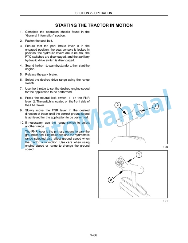 New Holland TV140 Operation and Maintenance Manual 86640630-3