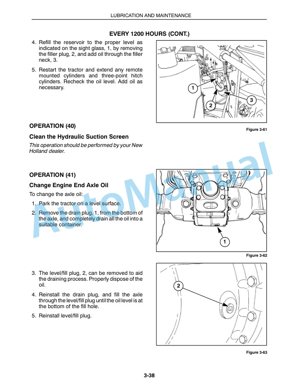 New Holland TV140 Tractor Operation and Maintenance Manual 86562957-5