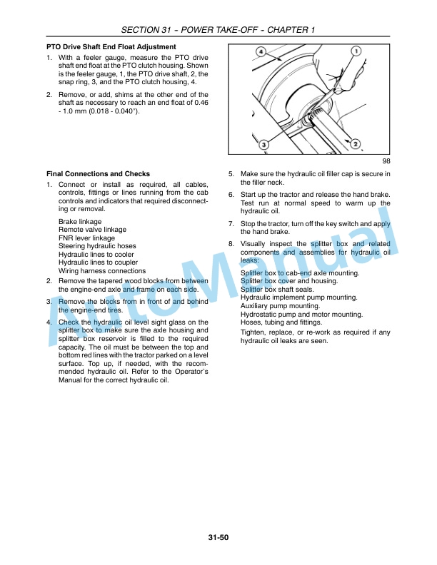 New Holland TV140 Tractor Repair Manual 86705318-2