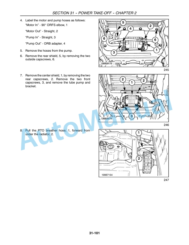 New Holland TV140 Tractor Repair Manual 86705318-4
