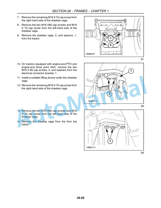 New Holland TV140 Tractor Repair Manual 86705321-2