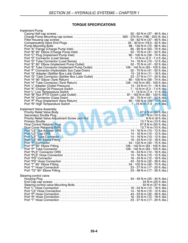 New Holland TV145 Tractor Repair Manual 87038779-2