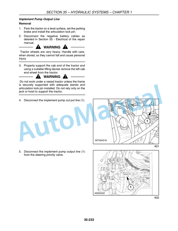 New Holland TV145 Tractor Repair Manual 87038779-5
