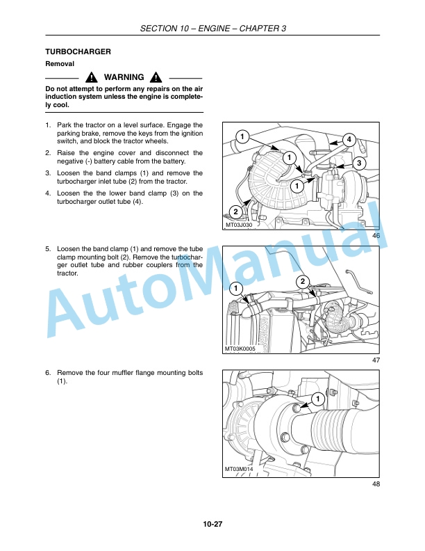 New Holland TV145 Tractor Repair Manual 87049448-2