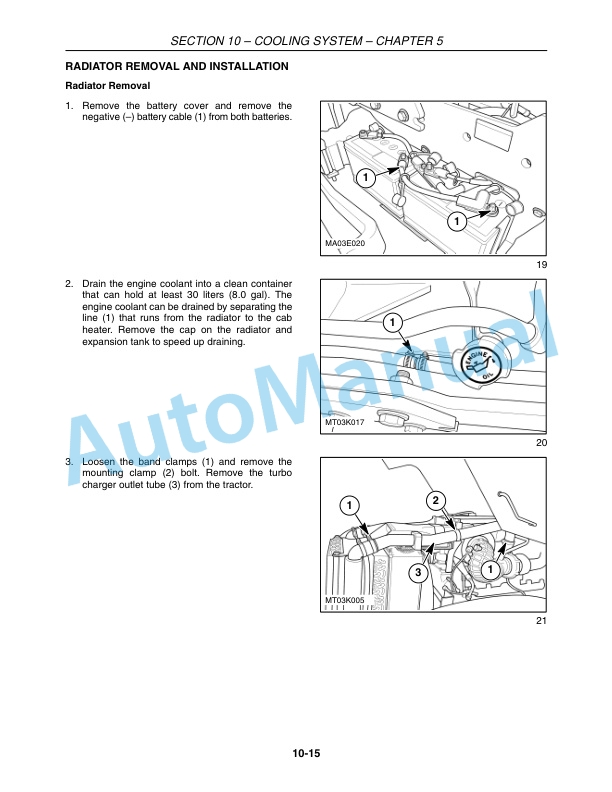 New Holland TV145 Tractor Repair Manual 87049448-3