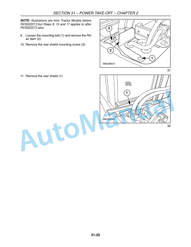 New Holland TV145 Tractor Repair Manual 87049450-3