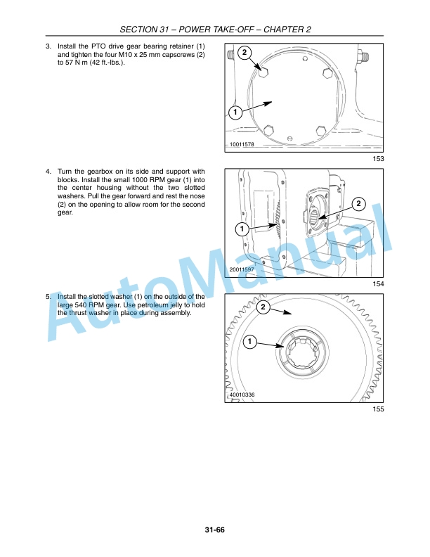 New Holland TV145 Tractor Repair Manual 87049450-4