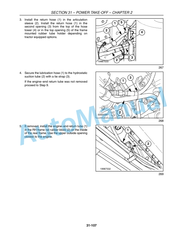 New Holland TV145 Tractor Repair Manual 87049450-5