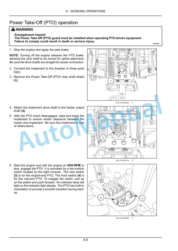New Holland TV6070 Tractor Operation and Maintenance Manual 47538609-3