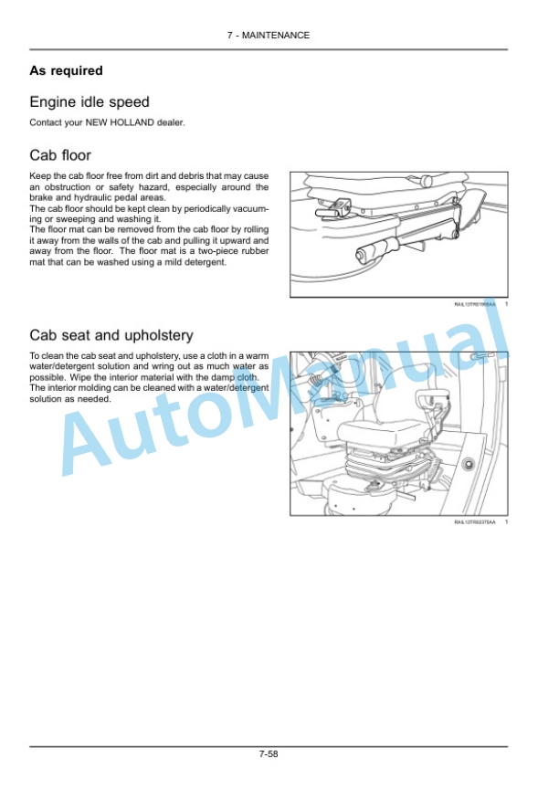 New Holland TV6070 Tractor Operation and Maintenance Manual 47538609-5