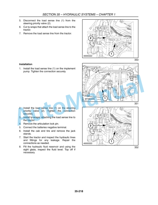 New Holland TV6070 Tractor Repair Manual 84127312-5