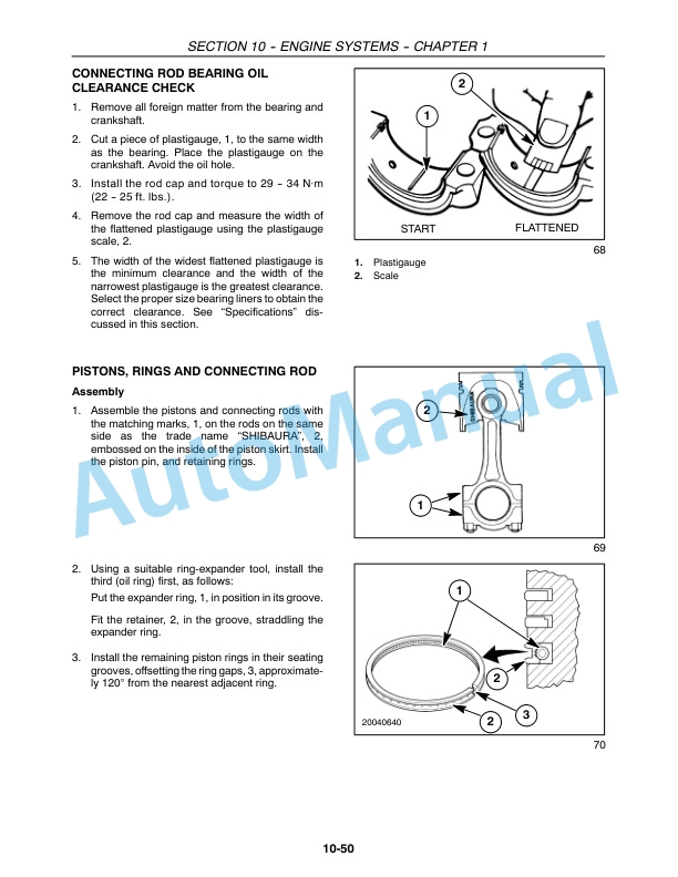 New Holland TZ18DA, TZ22DA, TZ24DA, TZ25DA Tractor Repair Manual 87350101-3
