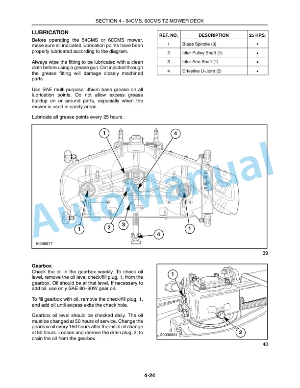 New Holland TZ18DA, TZ22DA, TZ25DA, 54CMS, 60CMS Tractor Operation and Maintenance Manual 87544689-5