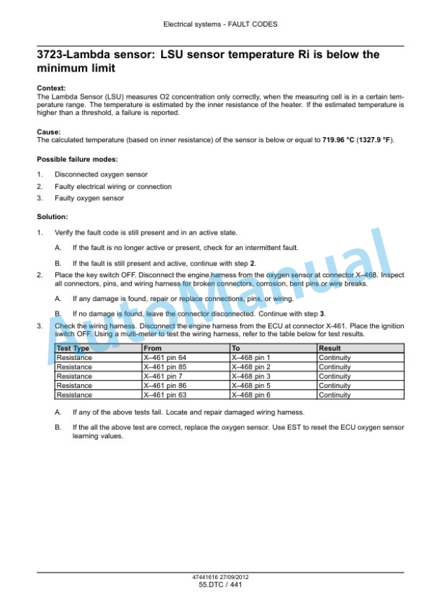 New Holland U80C Electrical System Service Manual 47447776-5