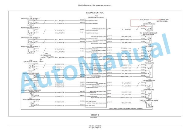 New Holland U80C Tier 4B Final Tractor Loader Service Manual 47881792-3