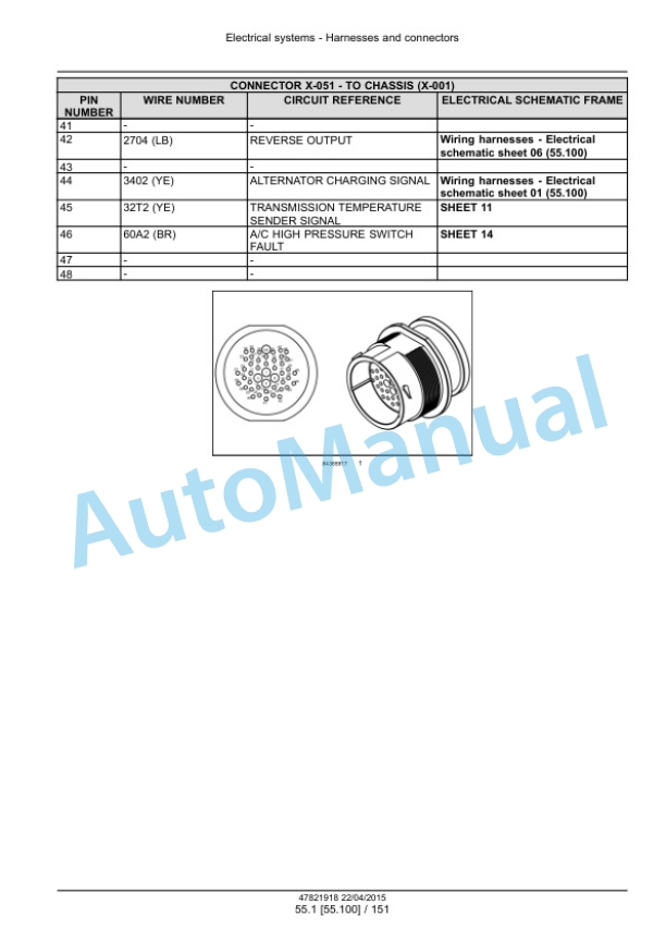 New Holland U80C Tier 4B Final Tractor Loader Service Manual 47881793-2