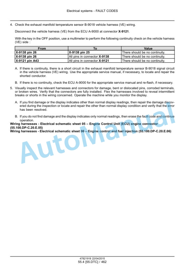 New Holland U80C Tier 4B Final Tractor Loader Service Manual 47881795-4