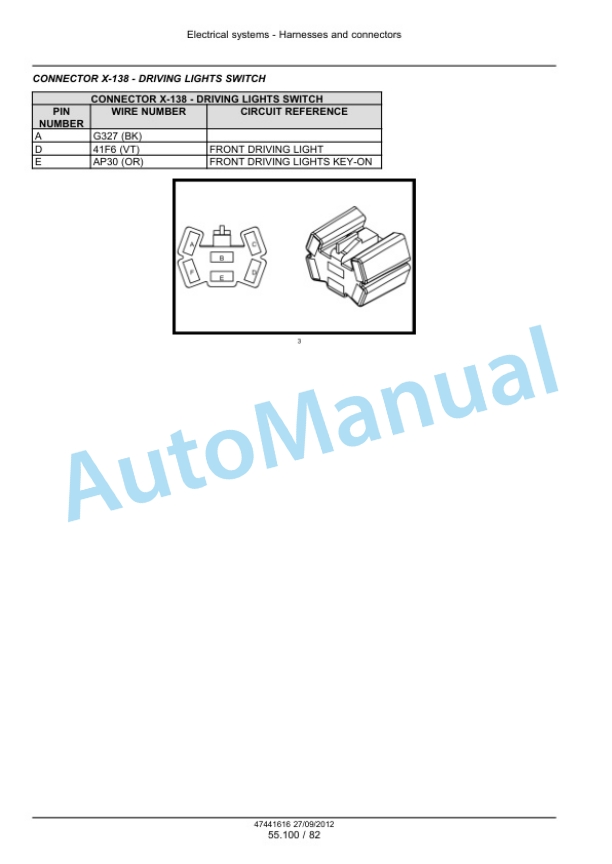 New Holland U80C Wheel Service Manual 47447775-3
