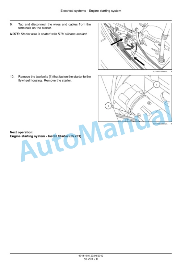 New Holland U80C Wheel Service Manual 47447775-4