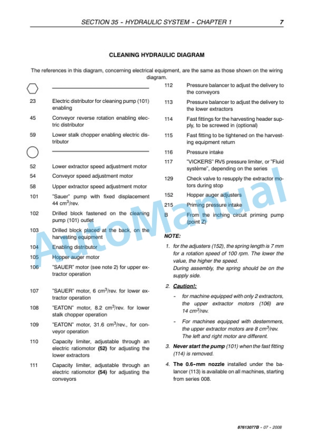 New Holland VM3080, VL5060, VL5070, VL5080 Repair Manual 87613077B-3