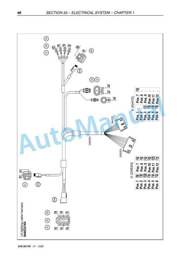 New Holland VM3080, VL5060, VL5070, VL5080 Repair Manual 87613077B-4